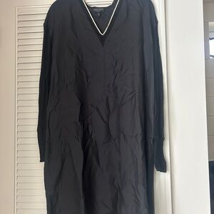 Rag & Bone Black and Cream V-Neck Top